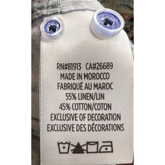 Robert Graham Mahoney Long Sleeve Floral Woven Shirt in Linen & Cotton NWT Size - Picture 6 of 6